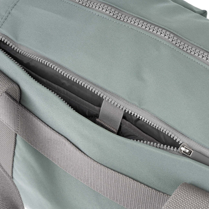 Roka London ‘Gatwick’ Pewter Recycled Canvas (Medium)
