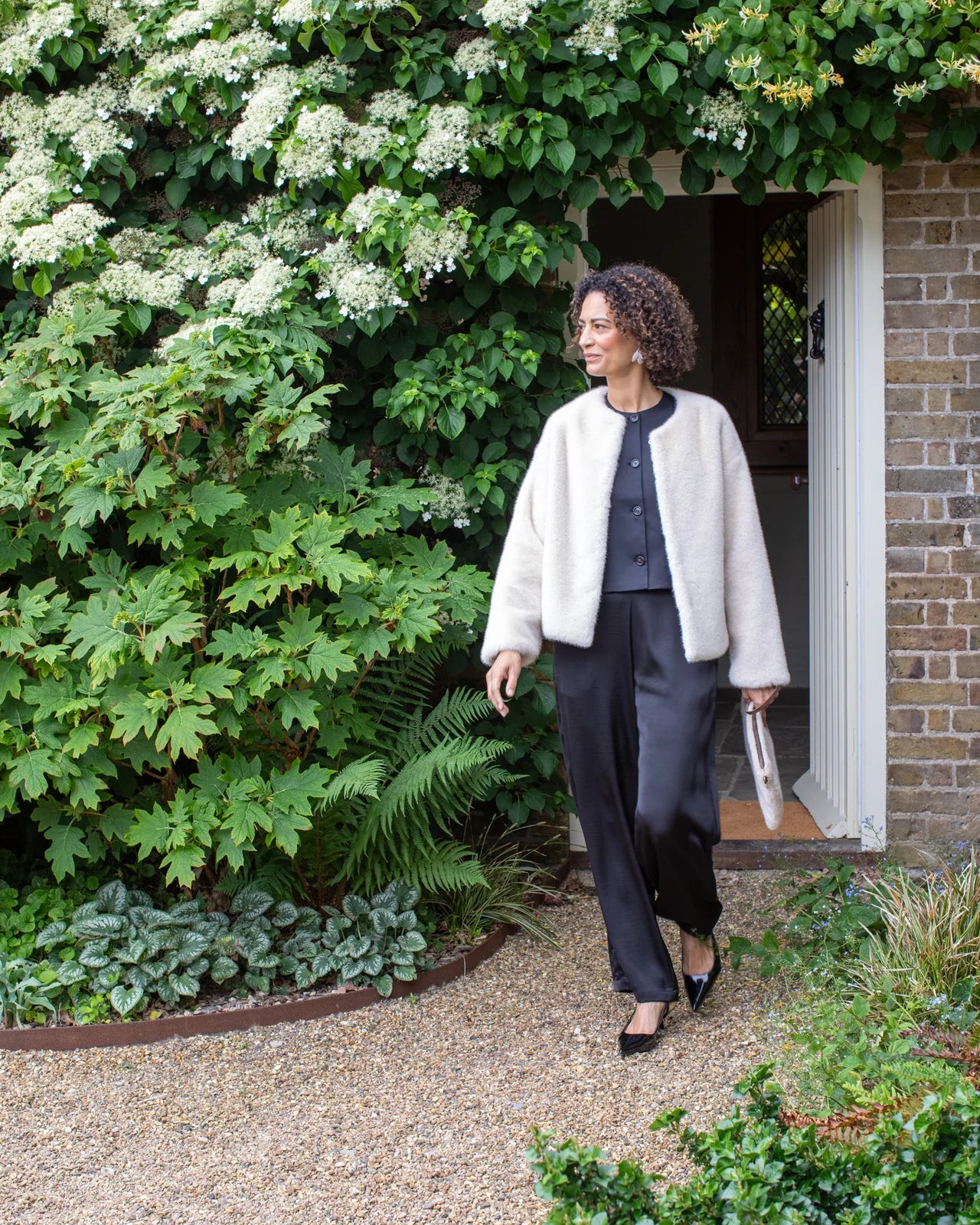 DELILAH COAT | BONE WHITE