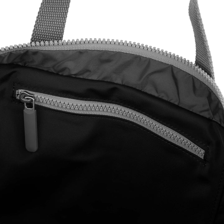 Roka London ‘Blackfriars M’ Black Recycled Nylon (Large)