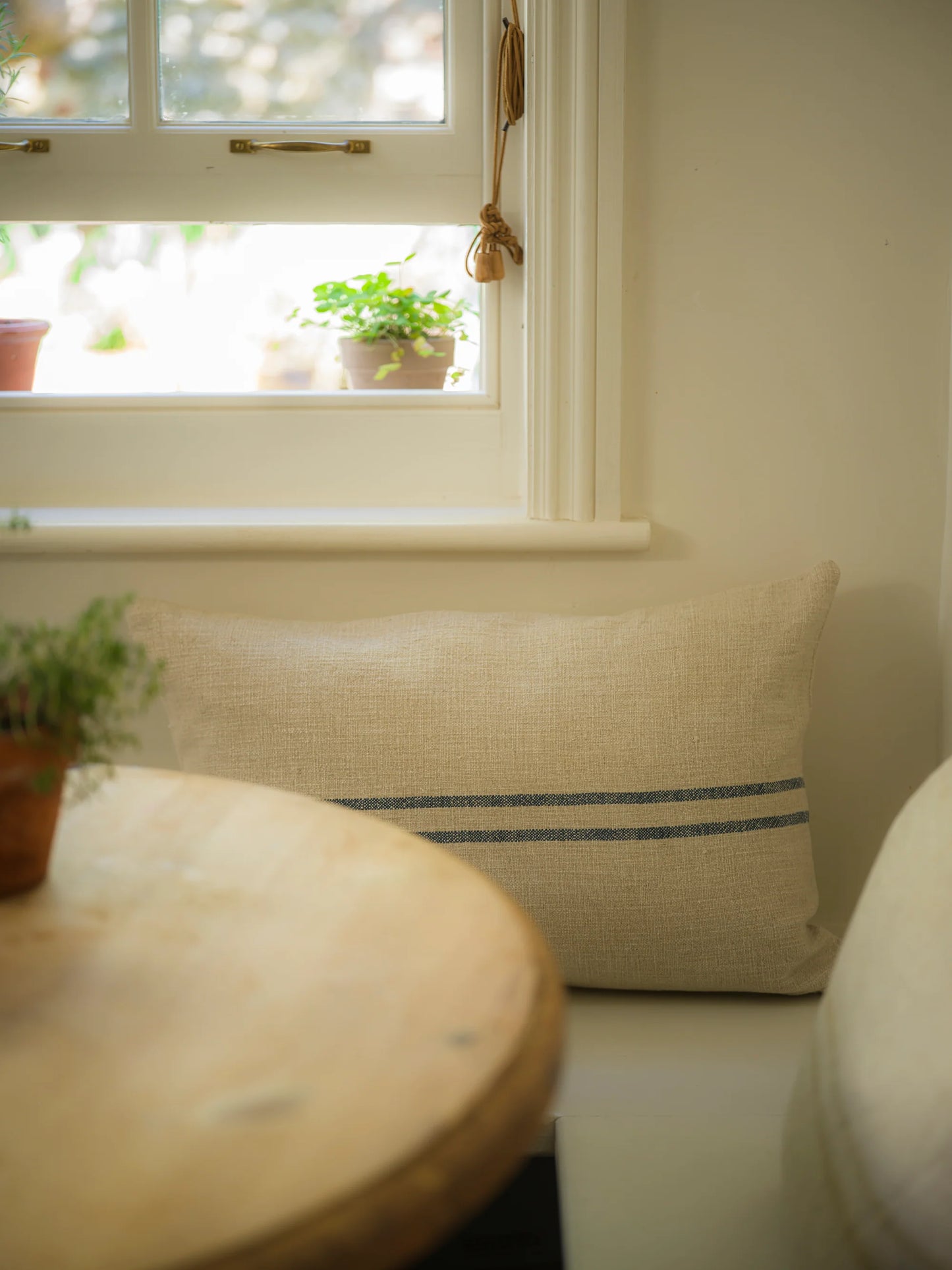 Small Carbis Bay 2 Stripe Cushion