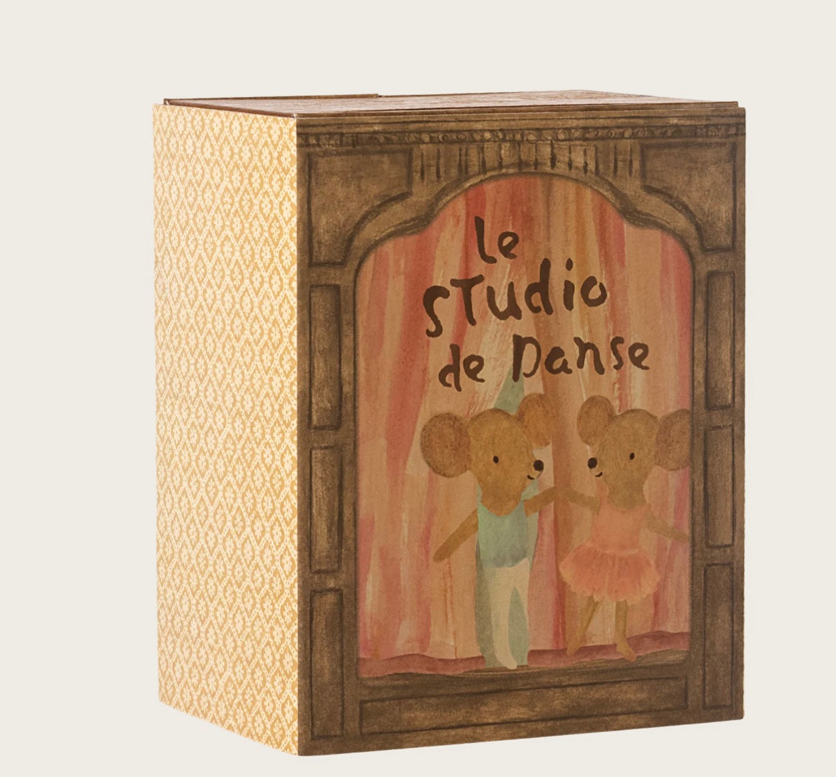Ballet mice in dance studio by Maileg