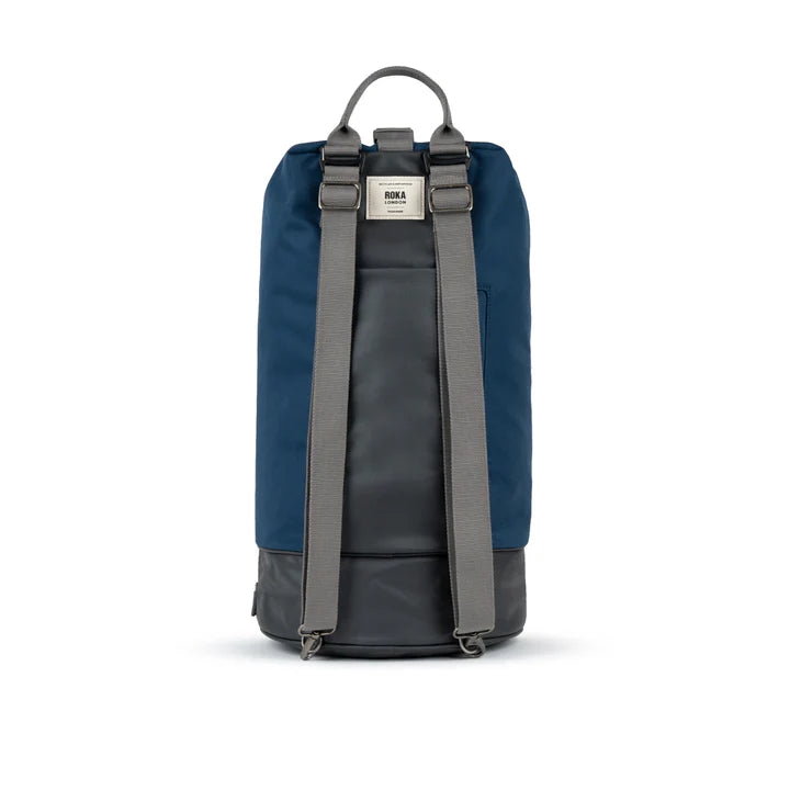 Roka London ‘Heathrow’ Deep Blue Recycled Canvas