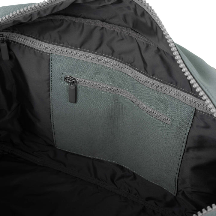 Roka London ‘Gatwick’ Pewter Recycled Canvas (Medium)