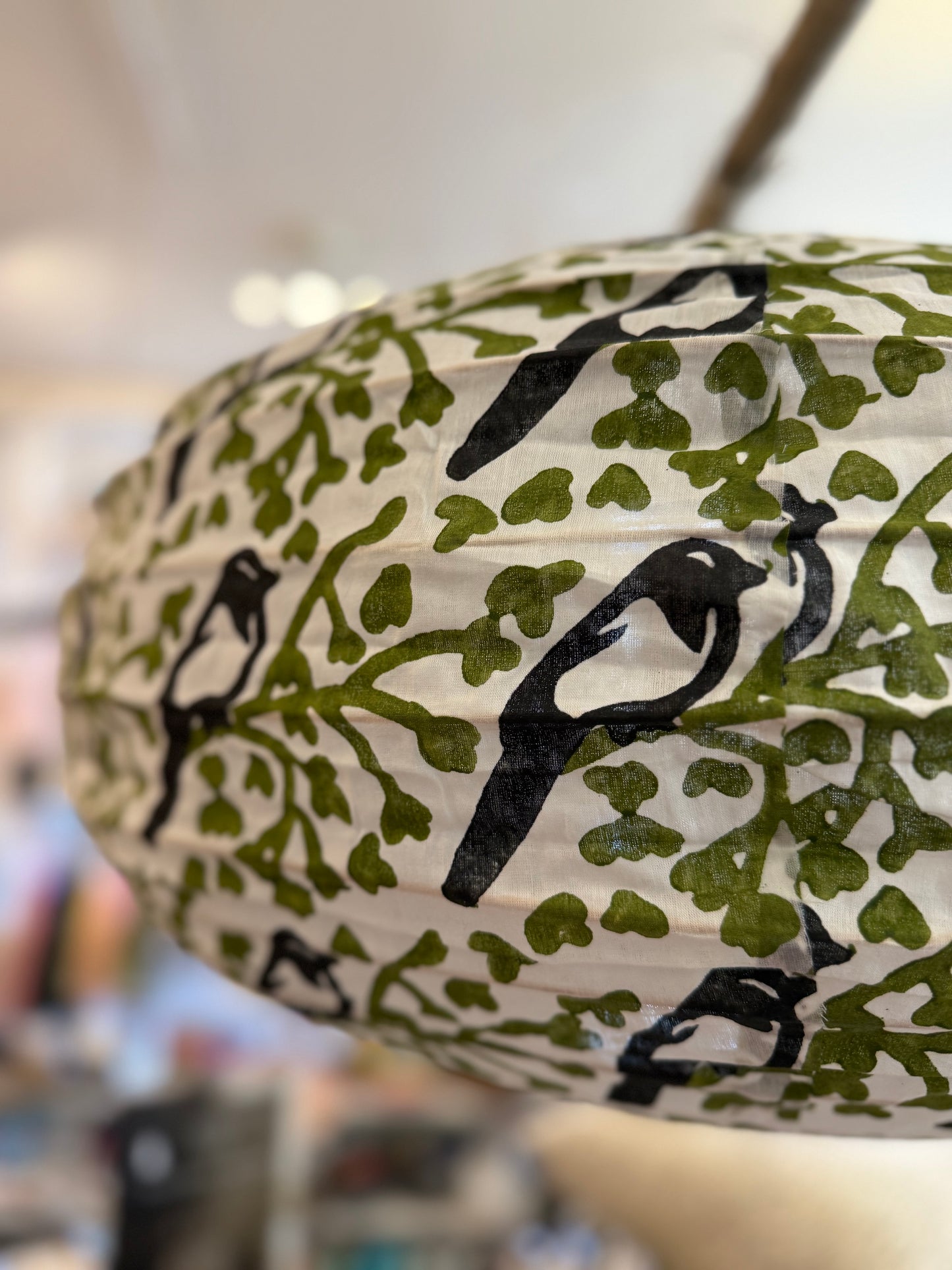 Pica Pica oval lampshade by A World of Craft