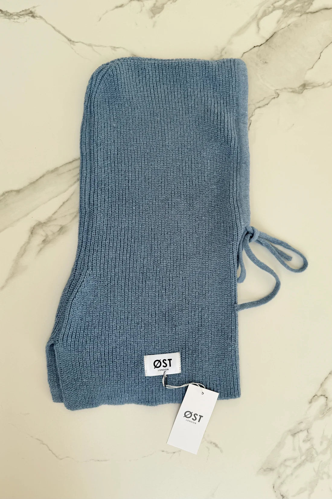 Øst Cashmere Hood Dusty Blue