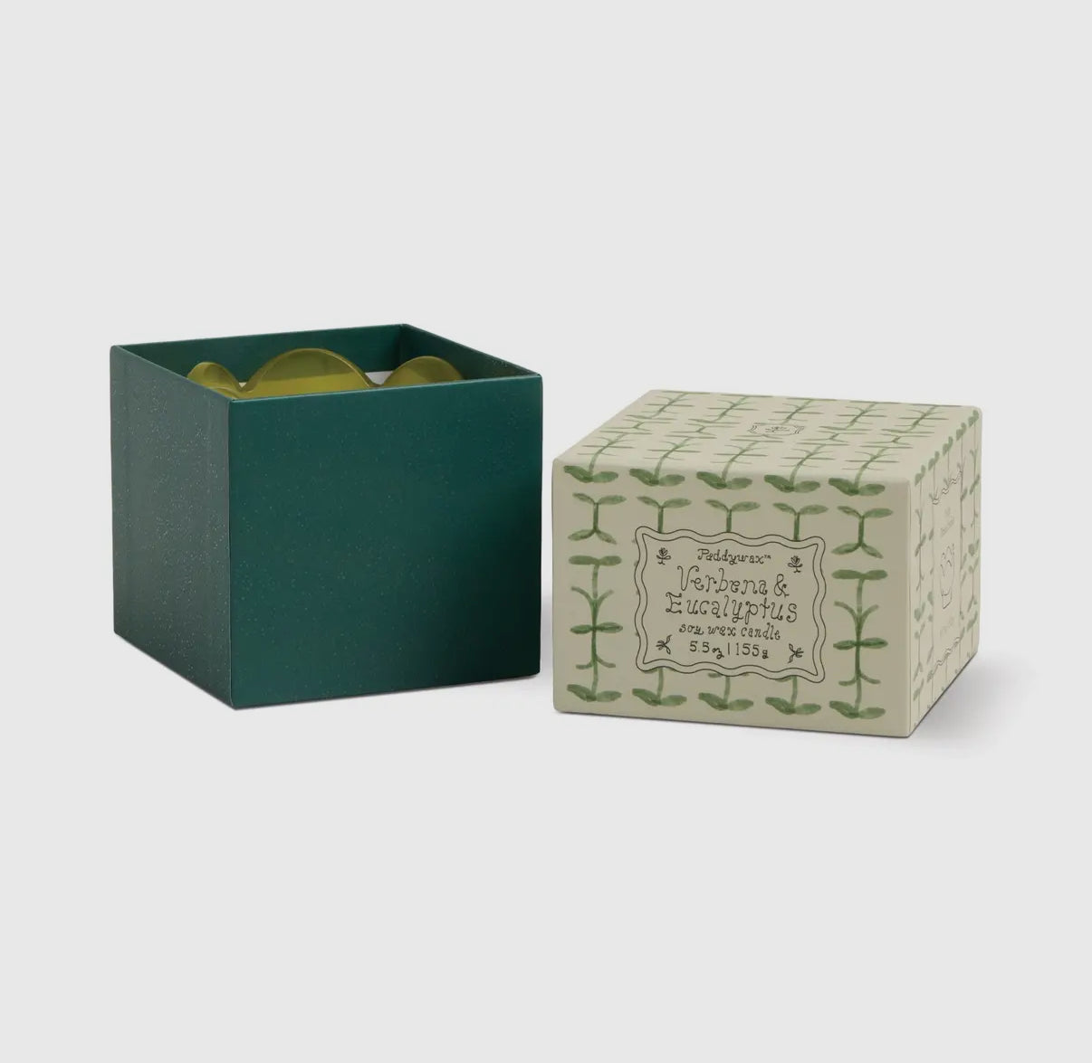 Paddywax Tulip Glass Candle - Verbena & Lemongrass