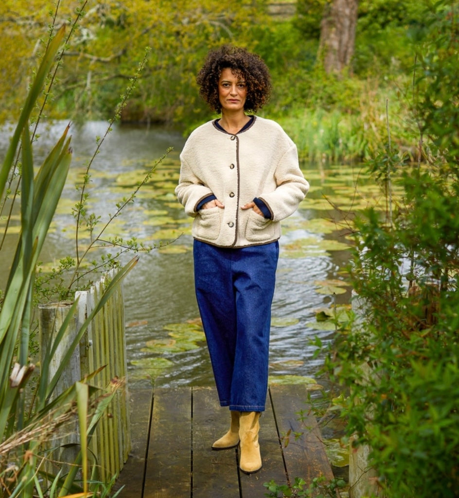 Agnes Sherpa jacket by Chalk