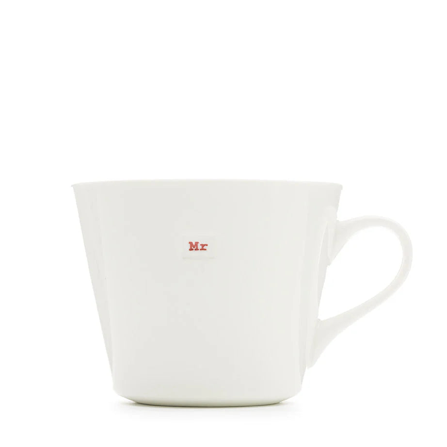Mr Bucket Mug by Keith Brymer Jones