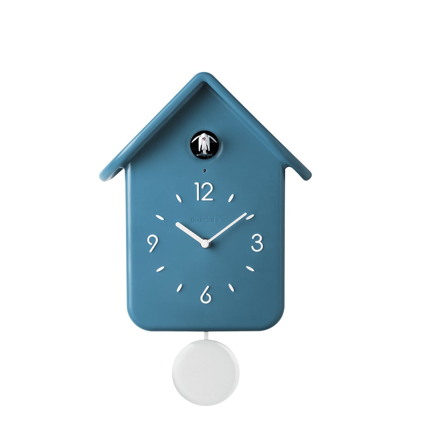 QQ Clock in petrol blue by Guzzini