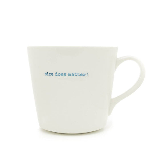 Keith Brymer Jones Large Mug 500ml - size does matter! (blue)