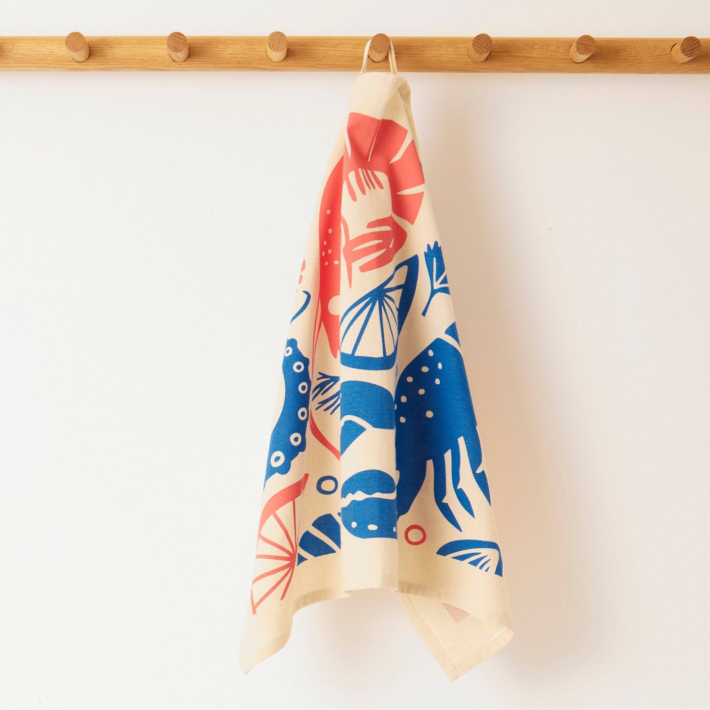 Organic Tea Towel | Seafood Platter